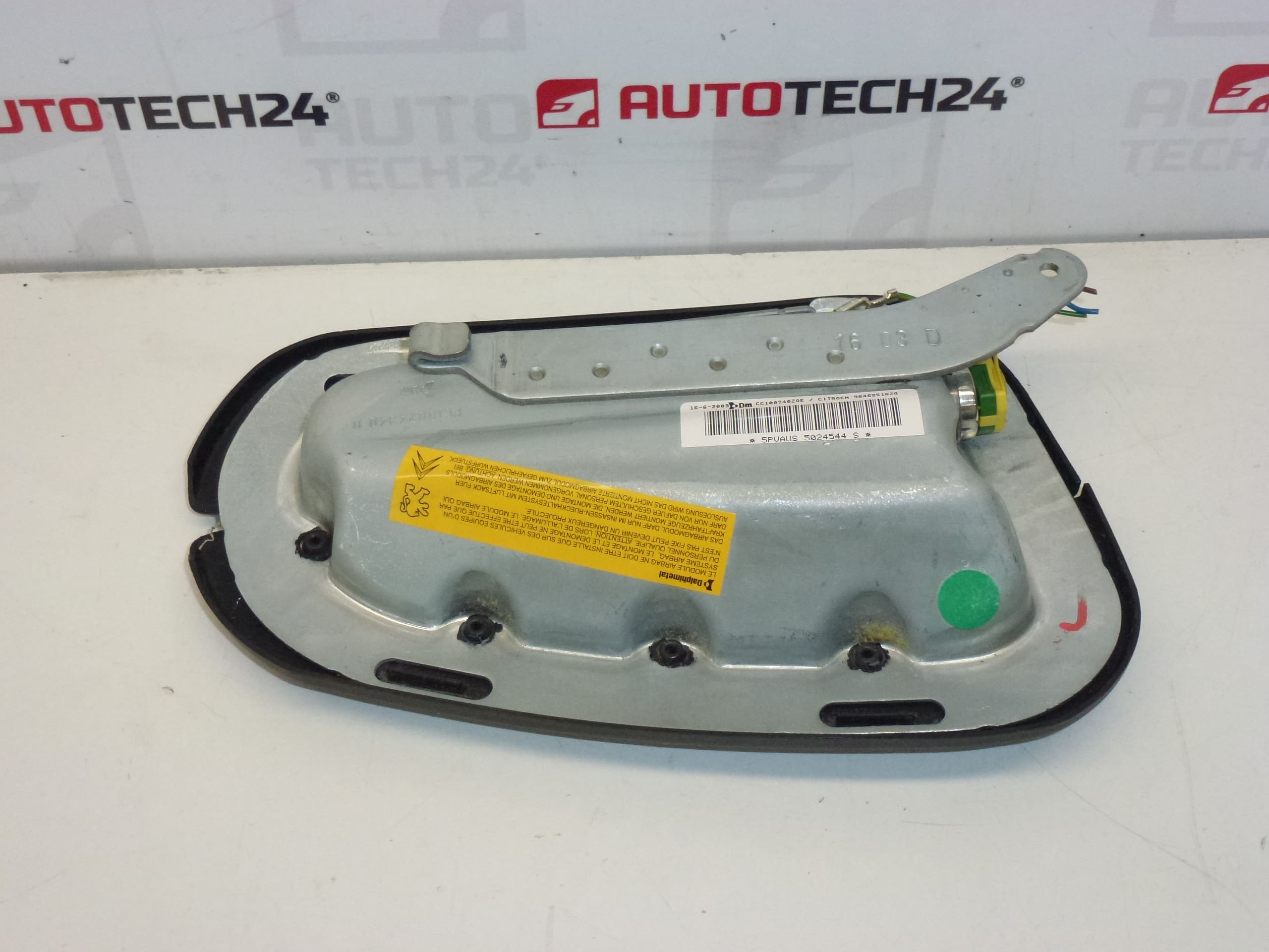 Zijairbag Lichtgrijs Citroën C2 C3 96462516ZQ 8216Q9 - Afbeelding 2