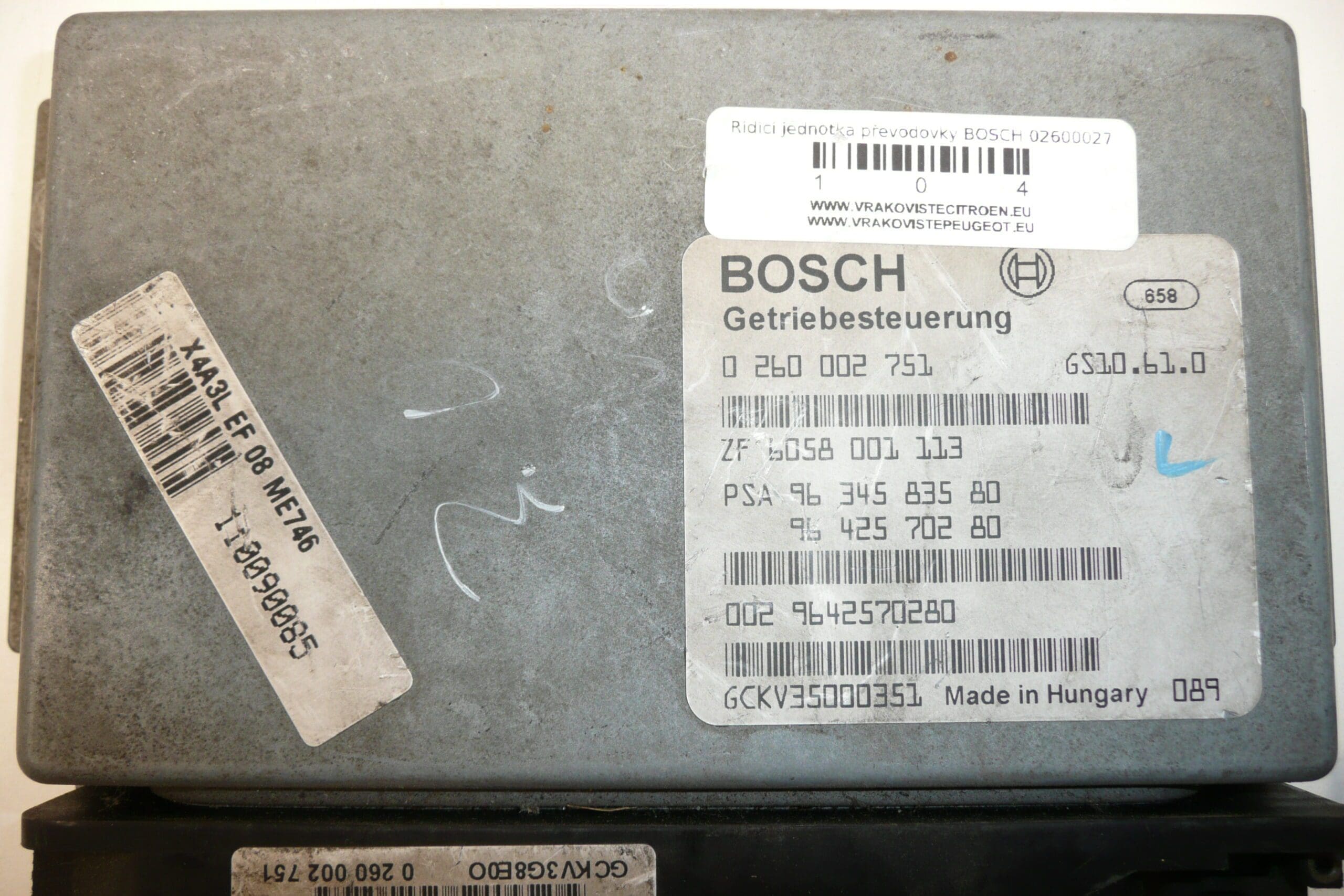 ECU Bosch Citroën C5 3.0 V6 9642570280 0260002751 - Afbeelding 2