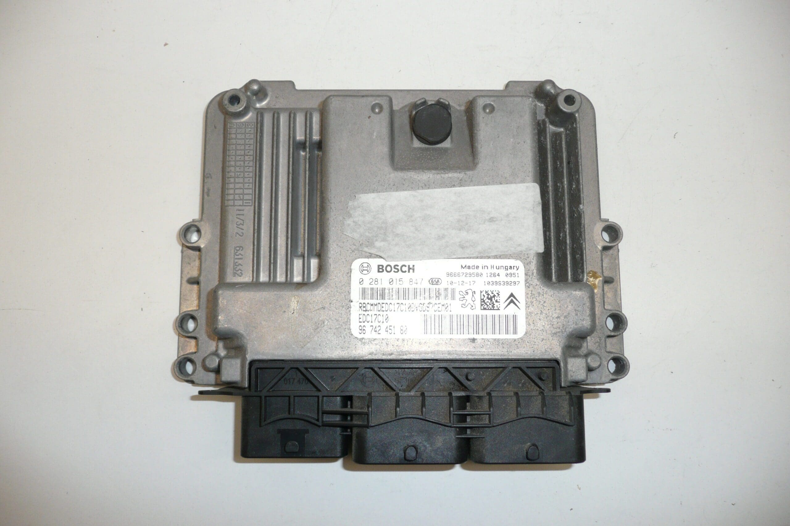 ECU Bosch EDC17C10 Citroën Peugeot 0281015847 1944J7 1944J8 - Afbeelding 2