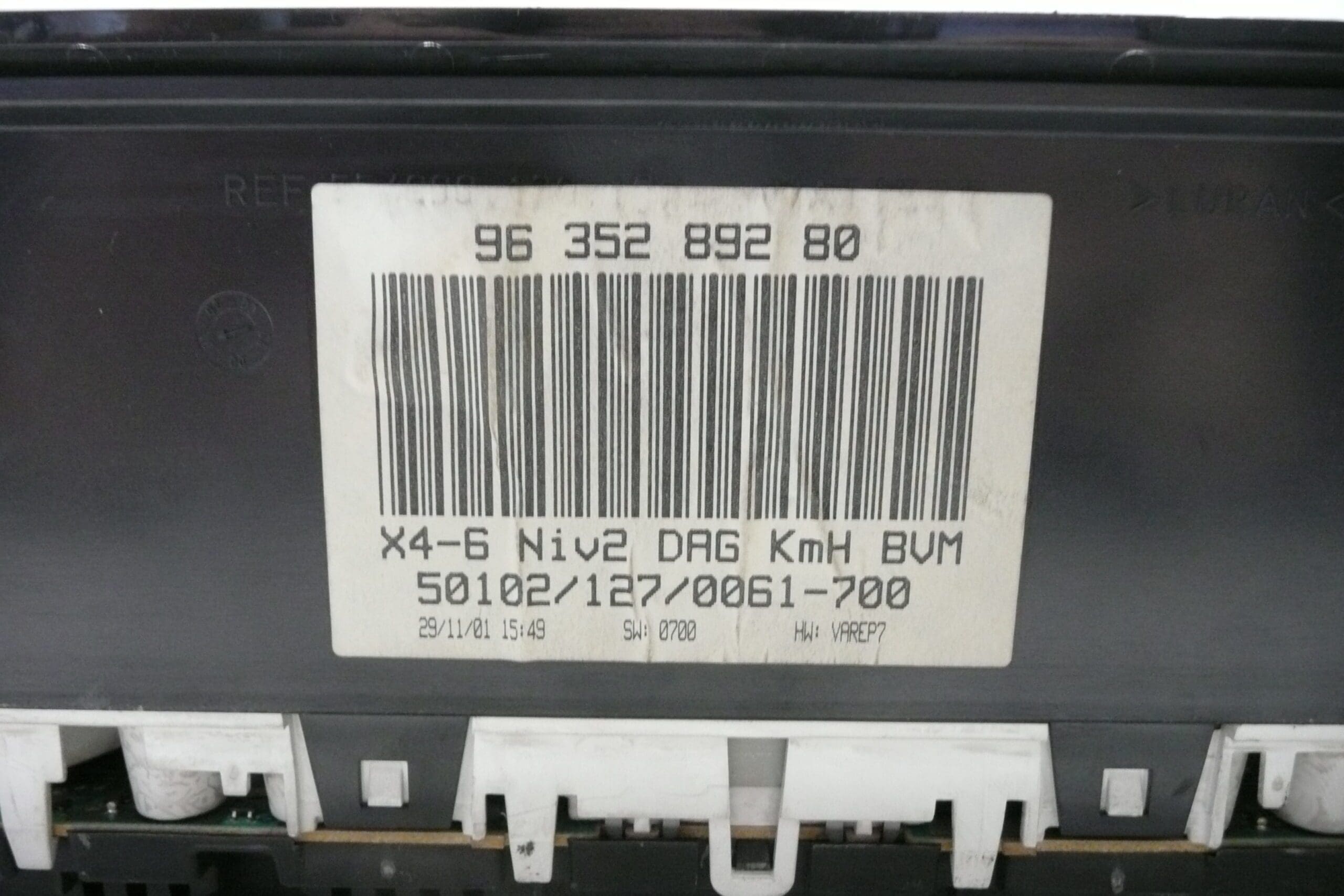 Tachometer Citroën C5 I 9635289280 met 208.000 km - Afbeelding 2