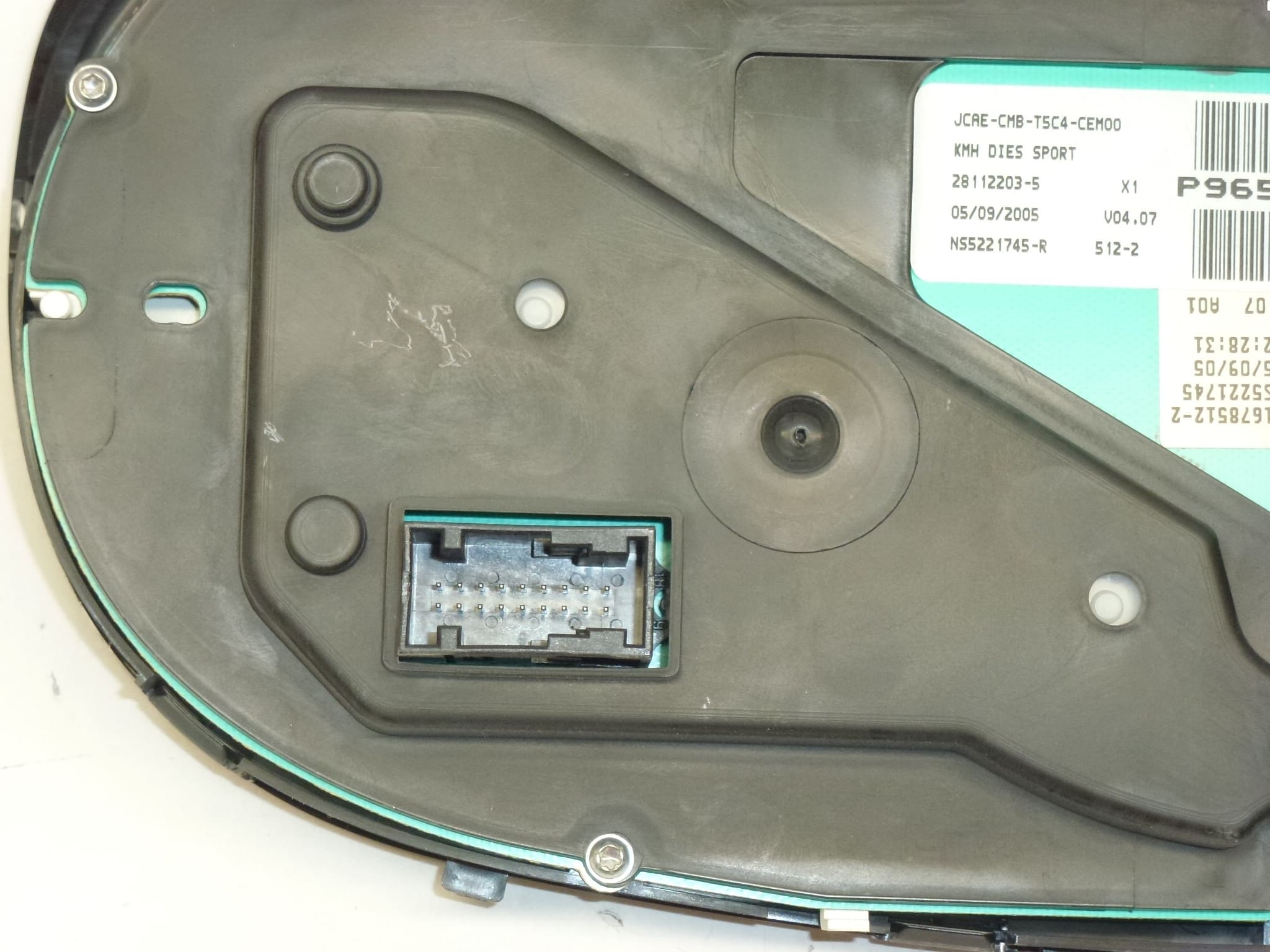 Tachometer Peugeot 307 II 221000 km 9655925880 6106R8 6103K5 - Afbeelding 2