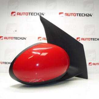Spiegel rechts rood Citroën C1 Peugeot 107 87910-0H010 87910-0H011