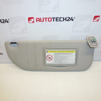 Zonneklep Citroën Peugeot rechts 8143KL 1611905180