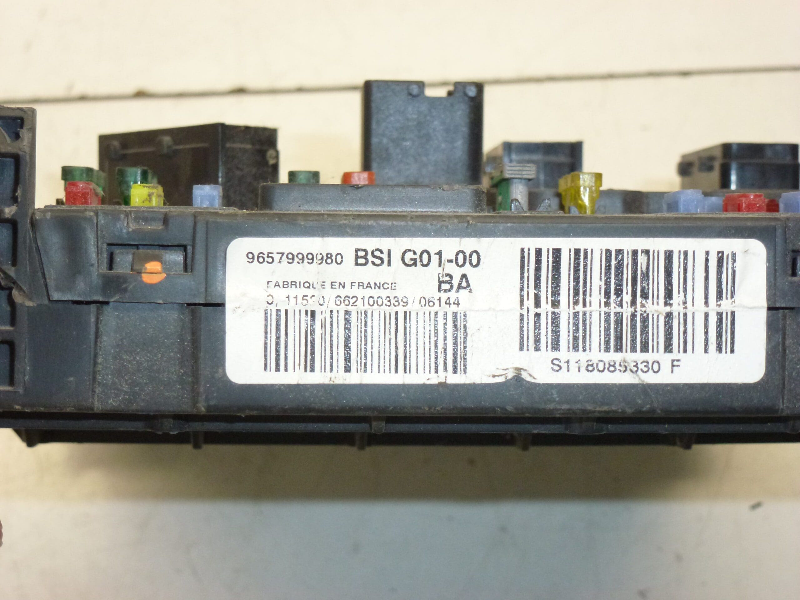 BSI G01-00 Siemens Citroen Peugeot 9657999980