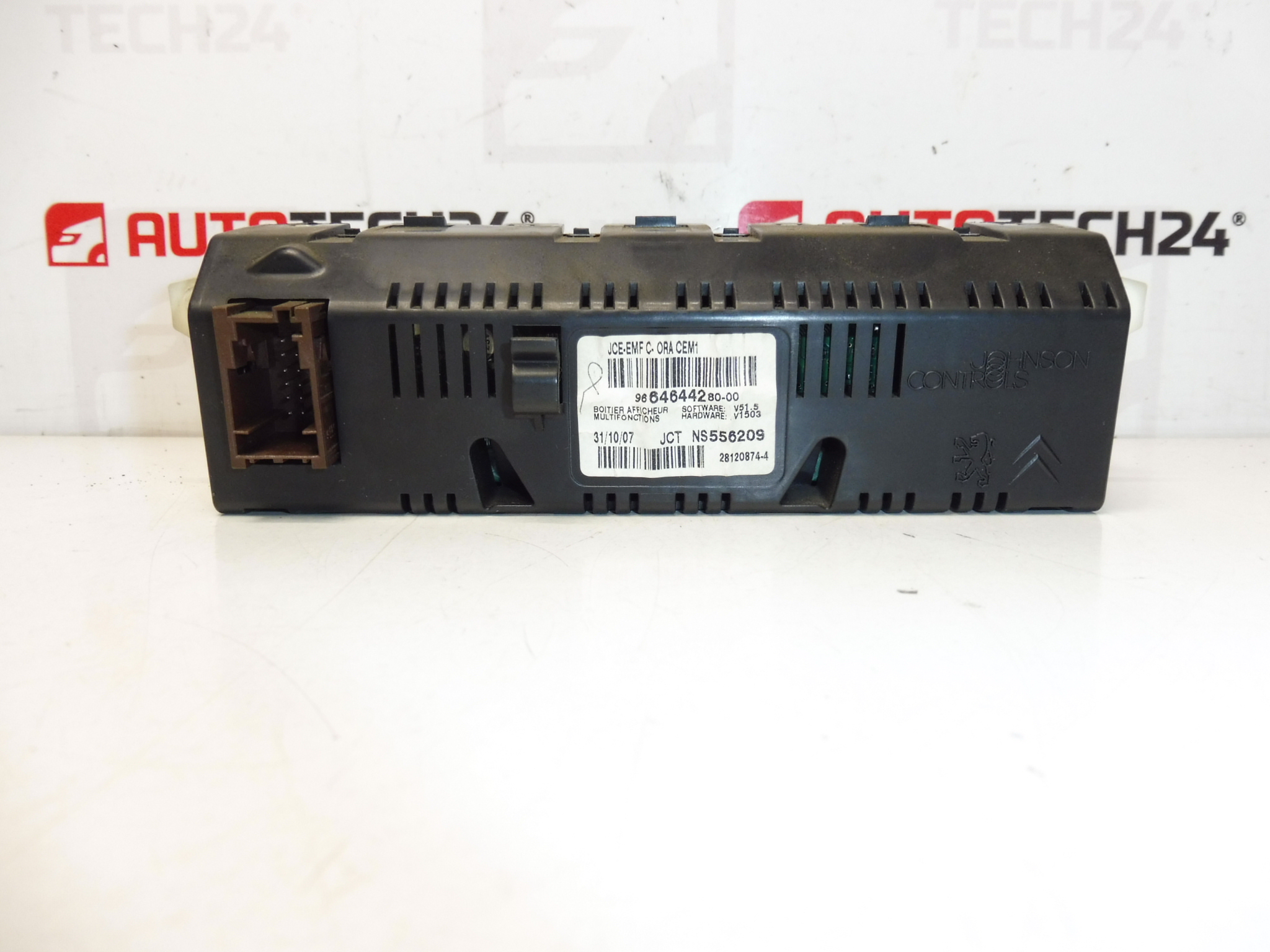 Peugeot 307 computerradiodisplay 9664644280