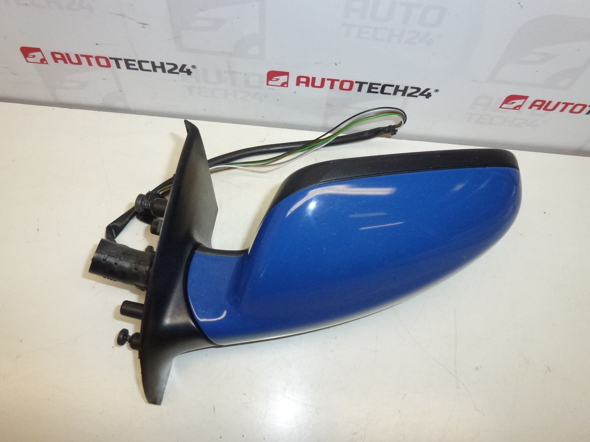 Linker spiegel Peugeot 307 blauw EQJB 8149AW