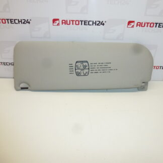 Zonneklep Citroën C8 Peugeot 807, verlichting - rechts 8143GN