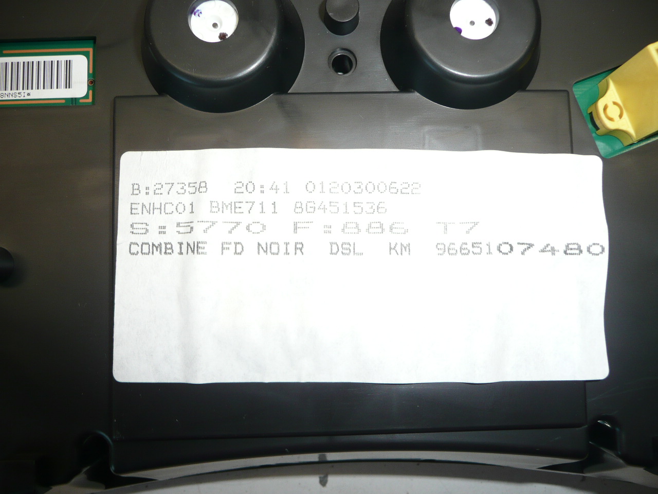 Teller Peugeot 308 164 duizend km 9665107480 610335