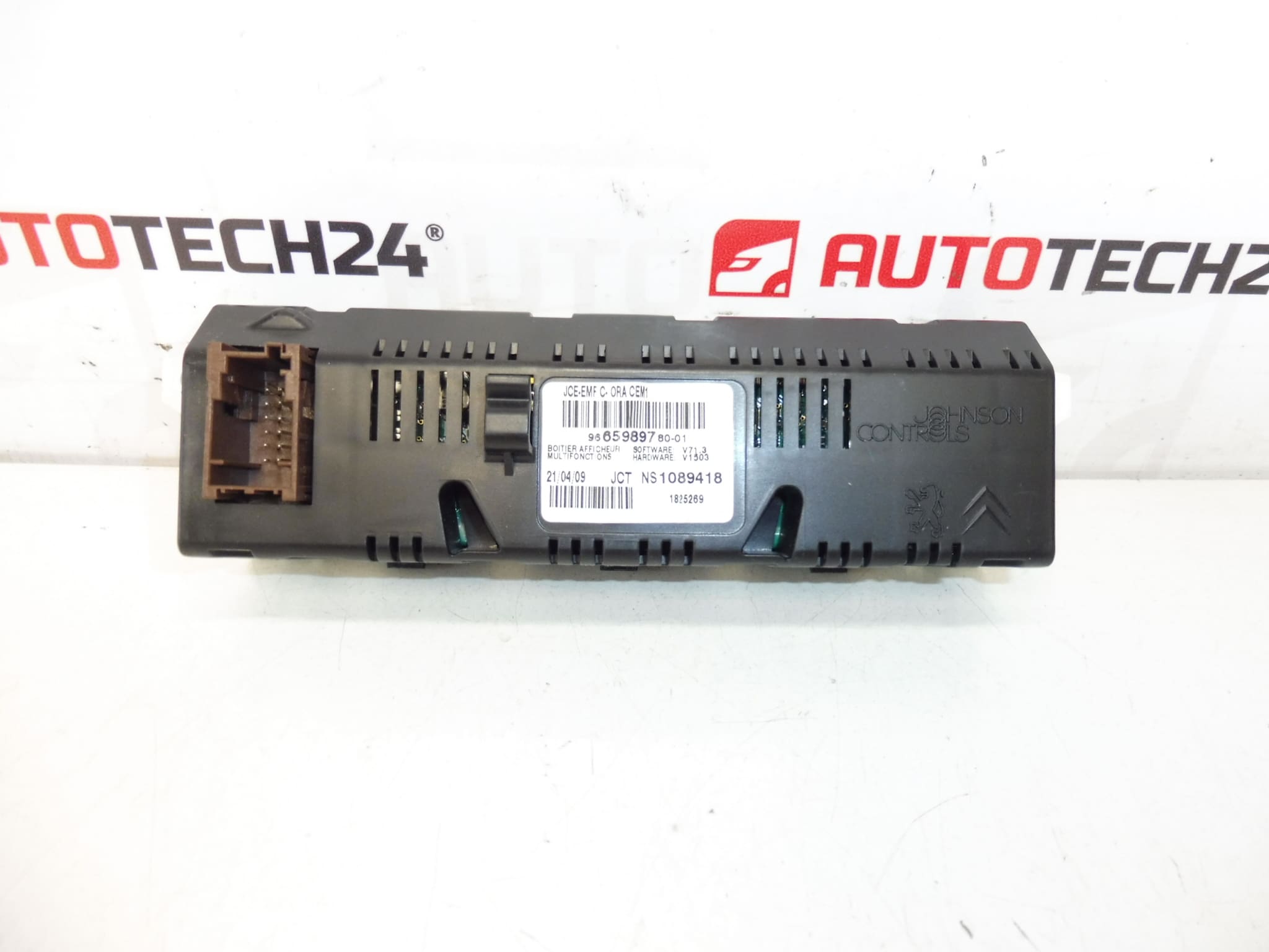 Display Radiocomputer Citroën Peugeot 9665989780 9821852480 6593E6 - Afbeelding 2