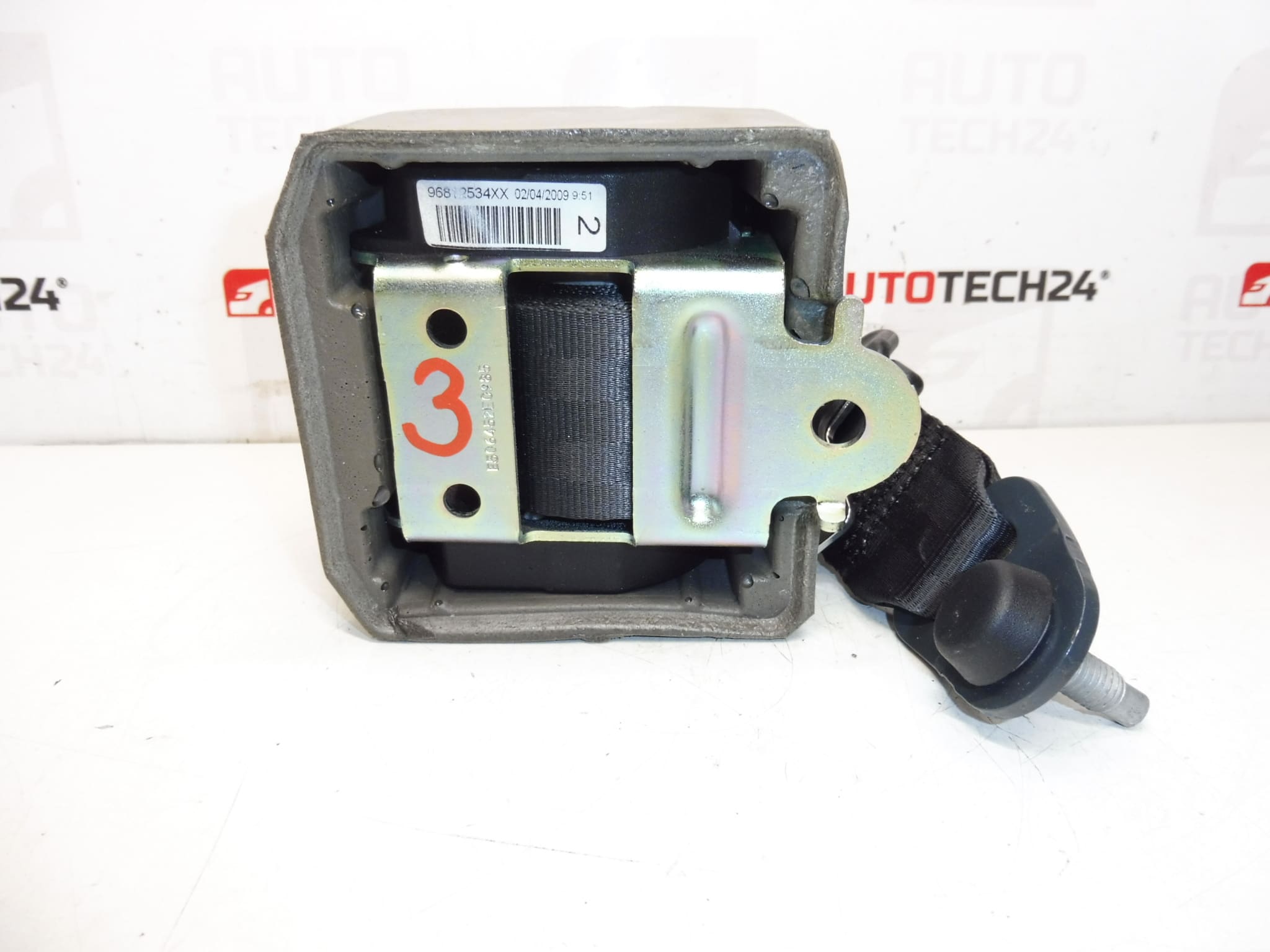 Achterste veiligheidsgordel voor Peugeot 308 96812534XX 8975N1 - Afbeelding 2