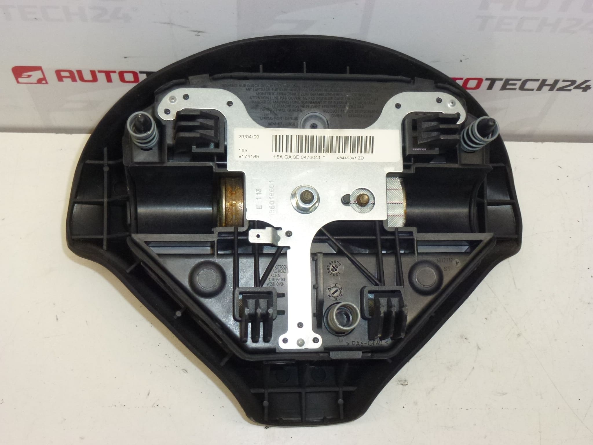 Stuurairbag Peugeot 407 96445891ZD 4112HA - Afbeelding 2