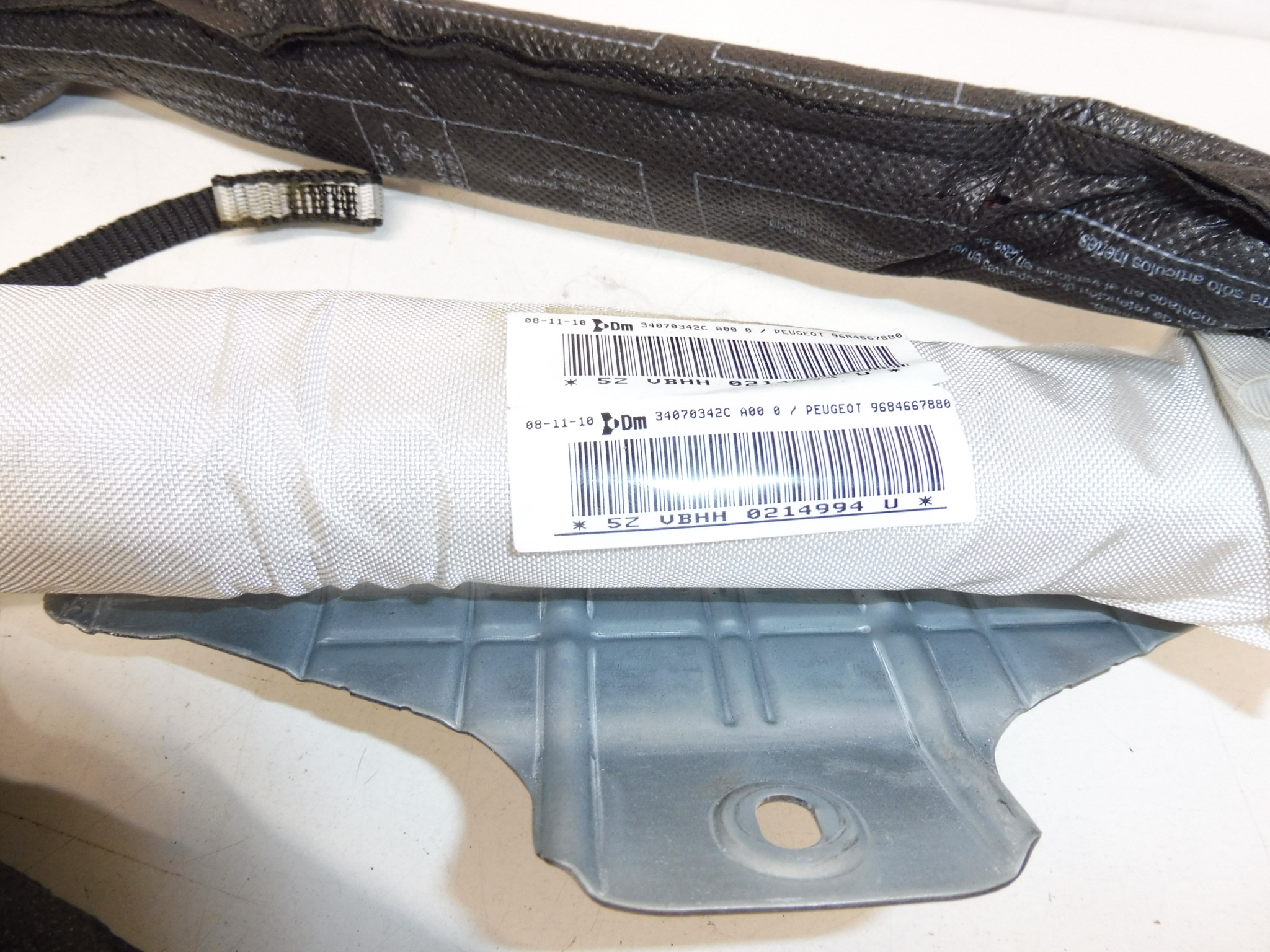 Zij-plafondairbag links Peugeot 3008 5008 9684667880 8335WQ