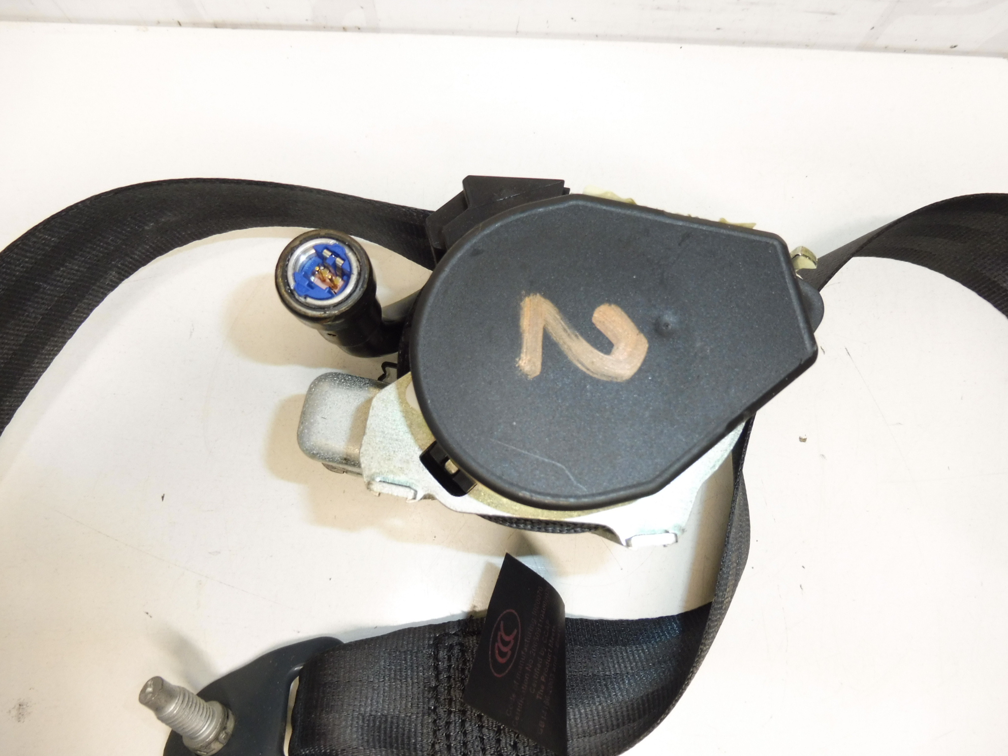 Pyrobelt veiligheidsgordel rechts Peugeot 207 96869044XX 8975JY