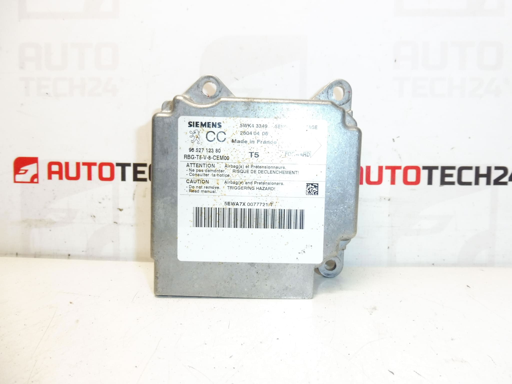 Siemens Peugeot 307 CC Airbageenheid 9652712380 6545JG