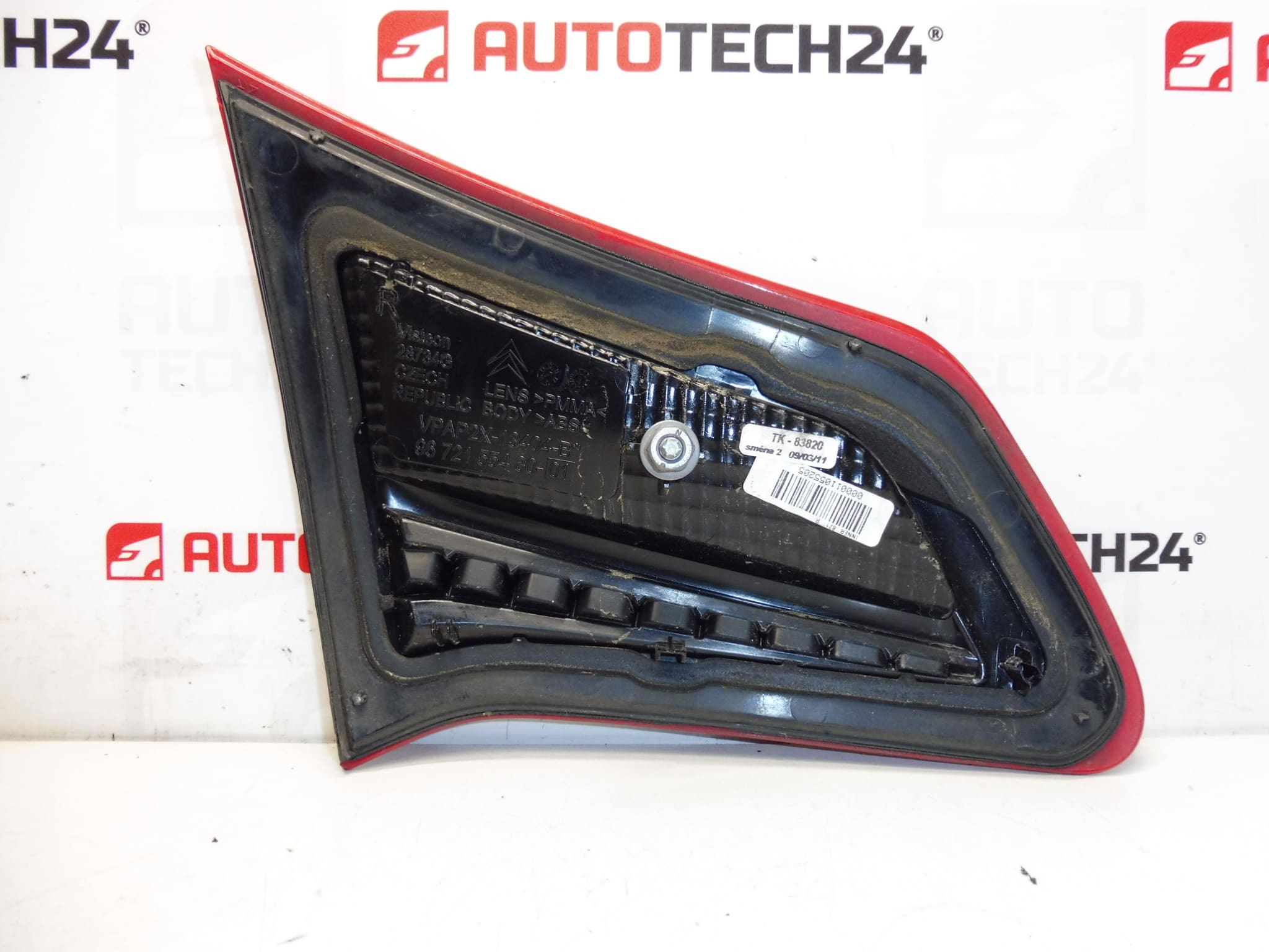 Decoratief frame van de rechter achterlamp Citroën C4 II 9672155480 7453E4 - Afbeelding 2
