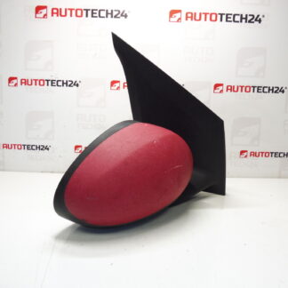 Rechter buitenspiegel rood Citroën C1 Peugeot 107 87910-0H010 87910-0H011