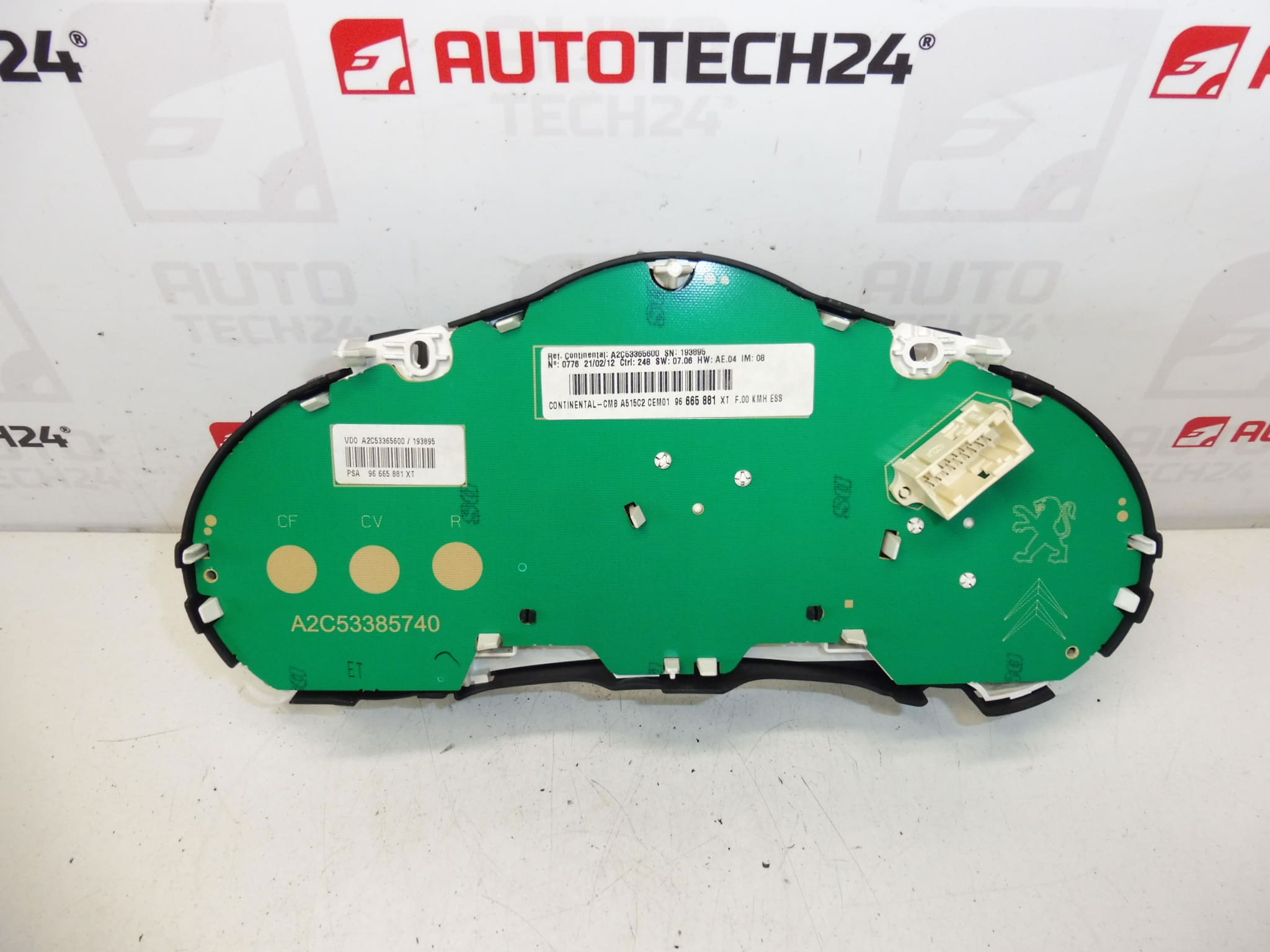 Snelheidsmeter Citroën C3 II A51 220000 km 96665881XT 6103GG - Afbeelding 2