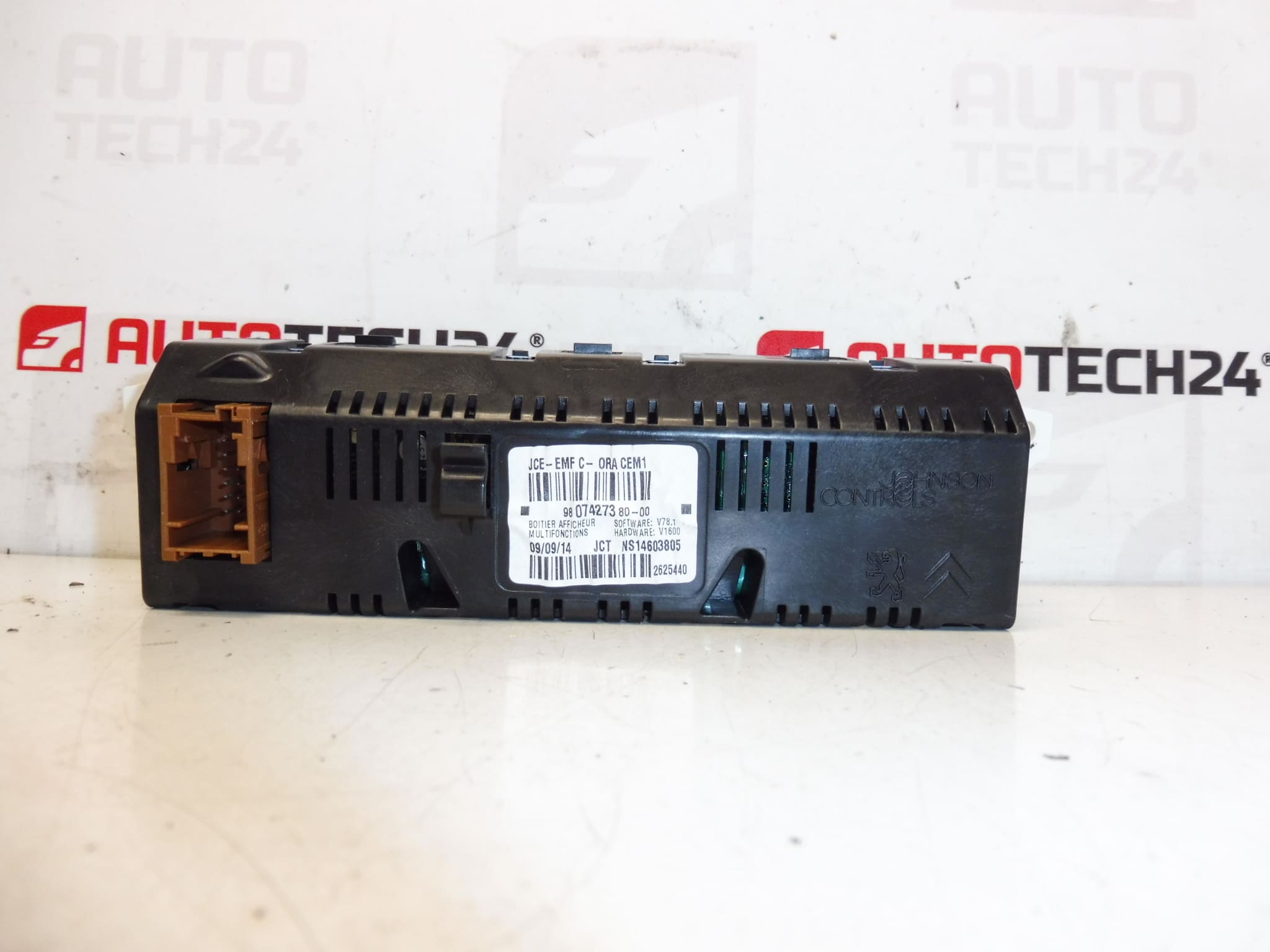 Display computerradio Peugeot 3008 5008 9807427380 9809842880 - Afbeelding 2