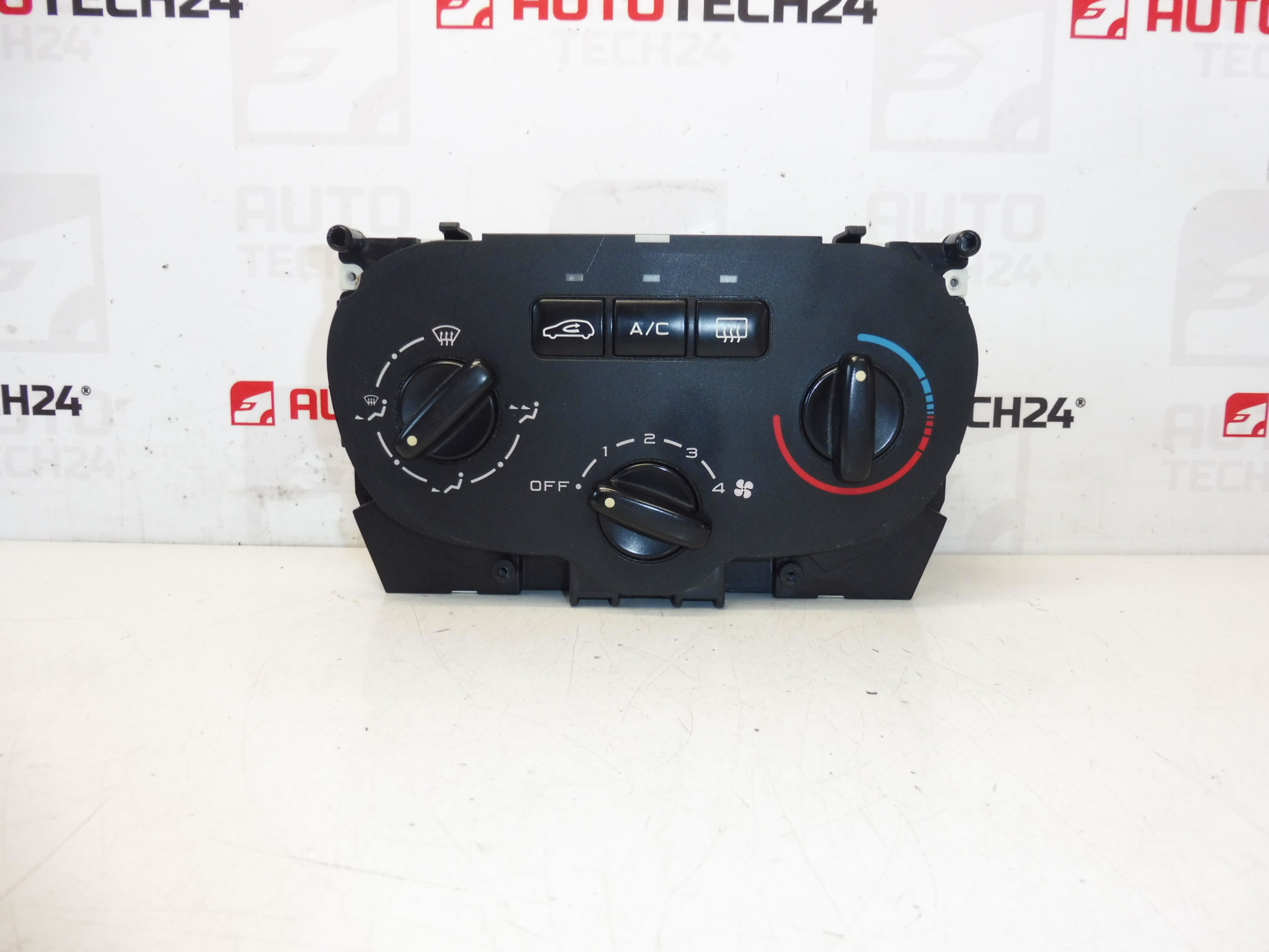 Bediening verwarming en airconditioning Peugeot 307 593240000 T5RFESS 6451JS