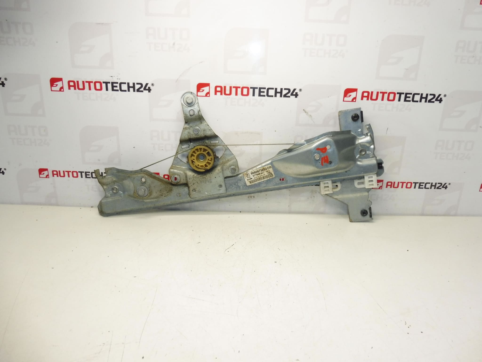Peugeot 308 raamtrekmechanisme rechtsachter 9680973680 9224E9